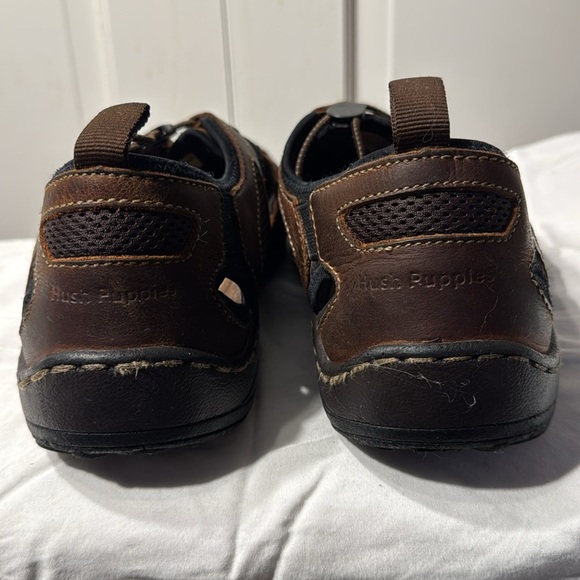 Hush Puppies Men's Brown Leather Sandals - EUC Size 11 - Picture 5 of 8